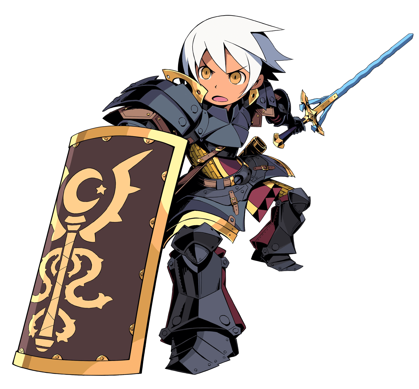 Protector Male (Alt Color) Art from Etrian Mystery Dungeon