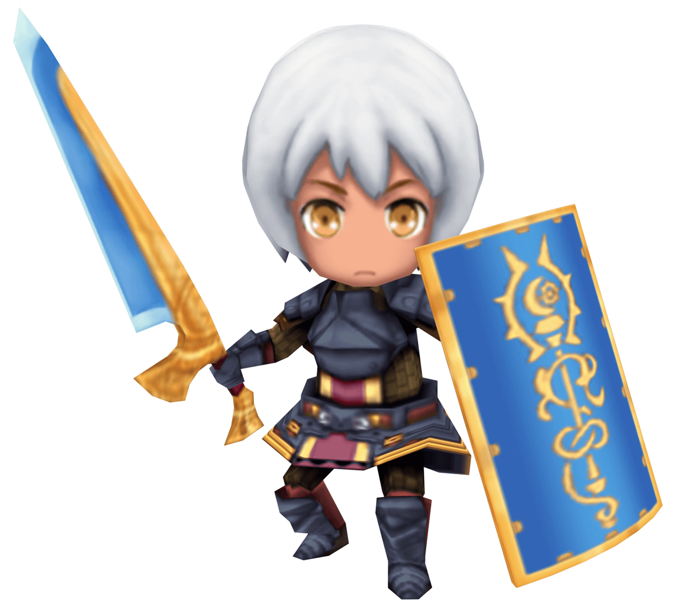 Protector Male Render from Etrian Mystery Dungeon