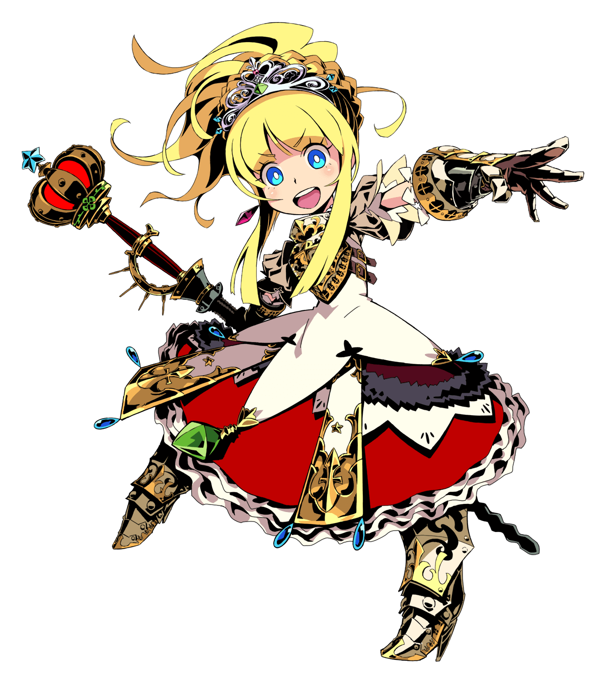 Sovereign Female Art from Etrian Mystery Dungeon