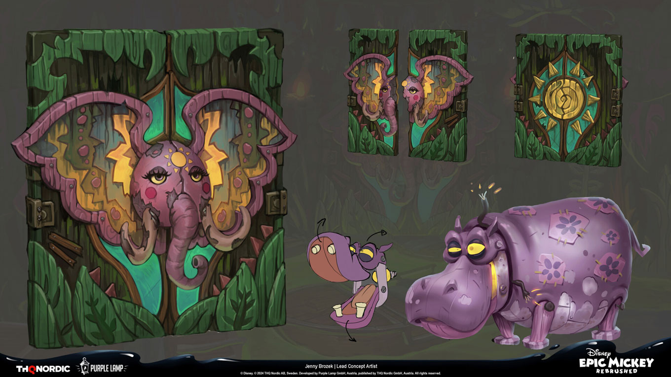 Jungle Cruise Props Art from Epic Mickey: Rebrushed
