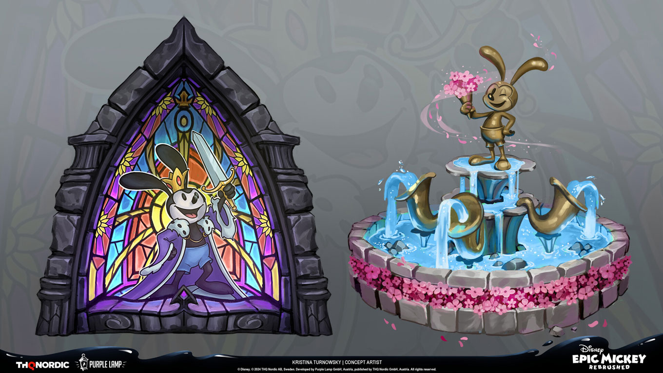 Oswald Assets Art from Epic Mickey: Rebrushed