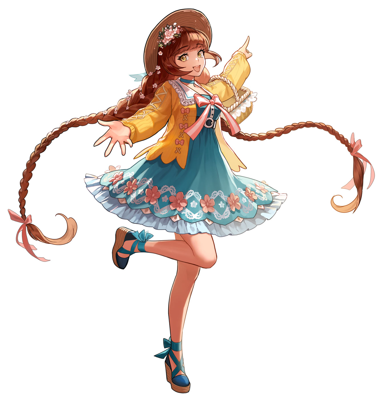 Miya (Spring Picnic) Art from Guardian Tales