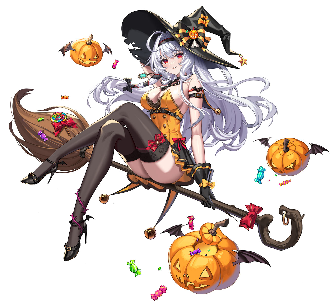 Priscilla (Magical Halloween) Art from Guardian Tales