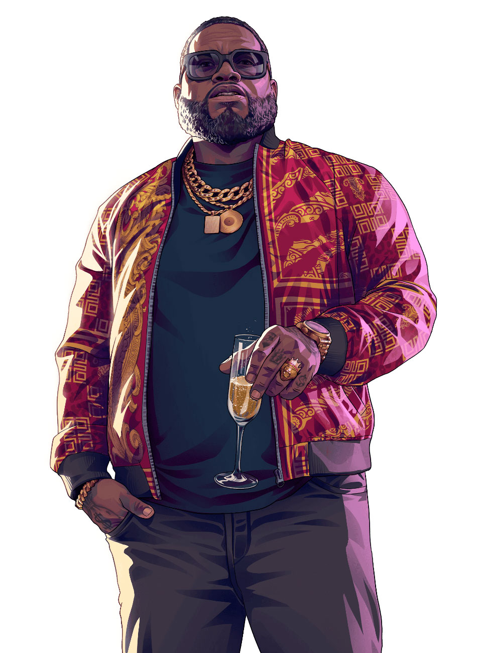 Boobie Ike Art from Grand Theft Auto VI