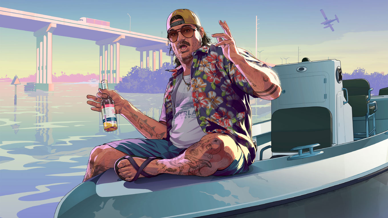 Cal Hampton Artwork from Grand Theft Auto VI