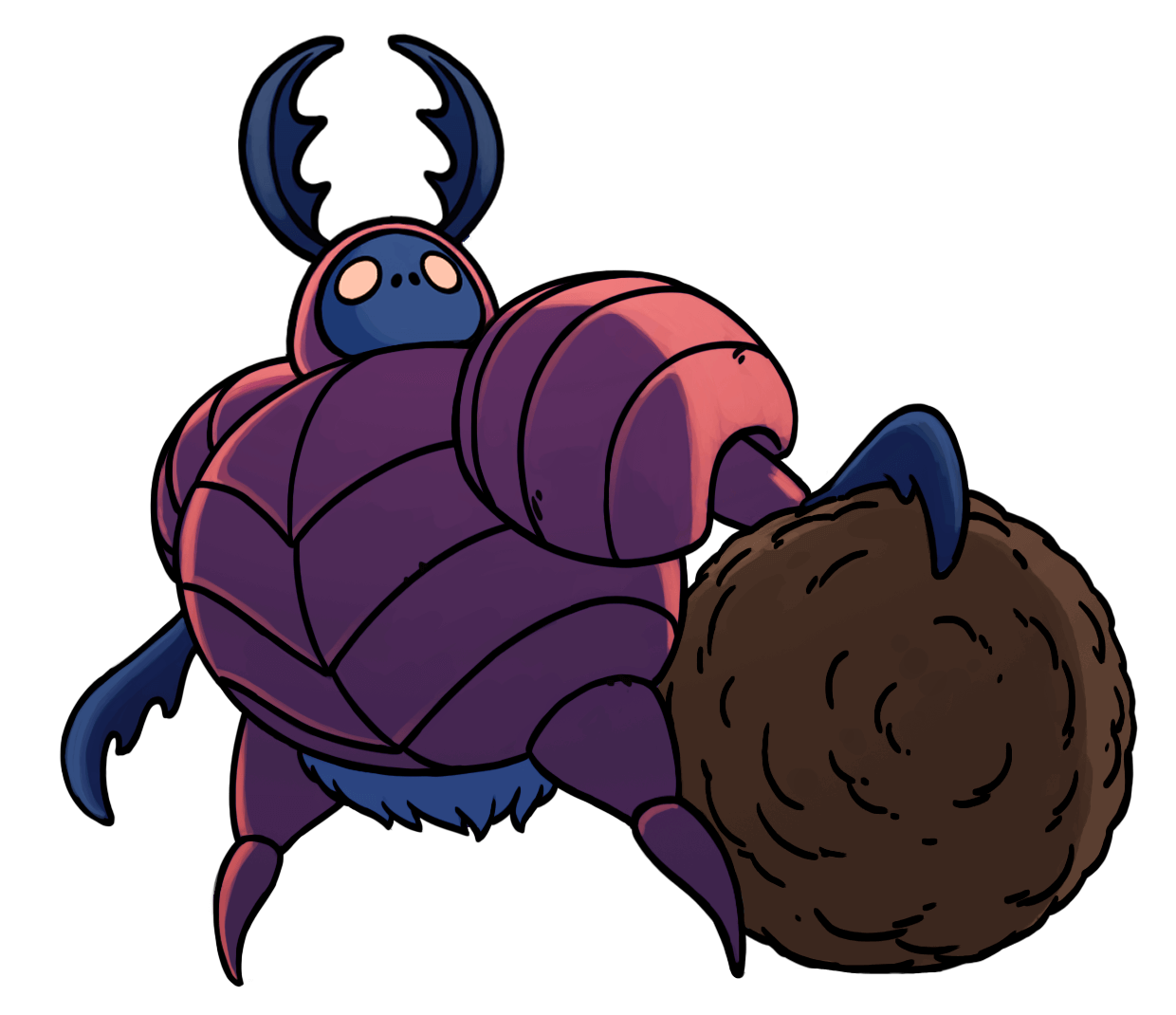 Dung Defender Boss Art from Hollow Knight