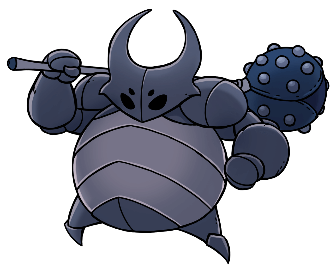 False Knight Boss Art from Hollow Knight