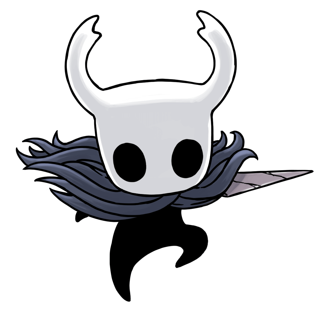 Knight Artwork from Hollow Knight