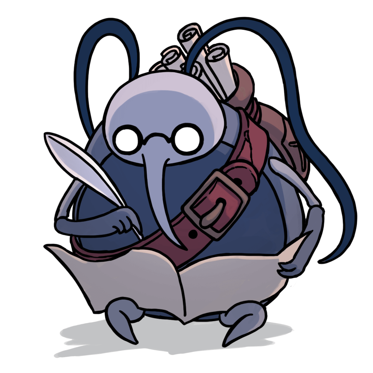 NPC Mapper Art from Hollow Knight