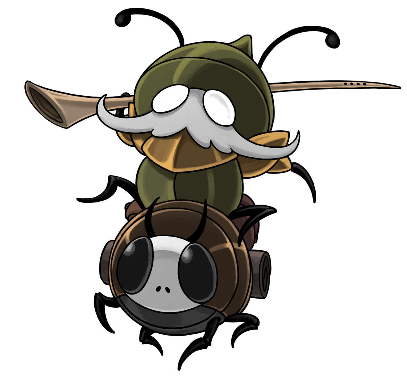 Garmond and Zaza Art from Hollow Knight: Silksong