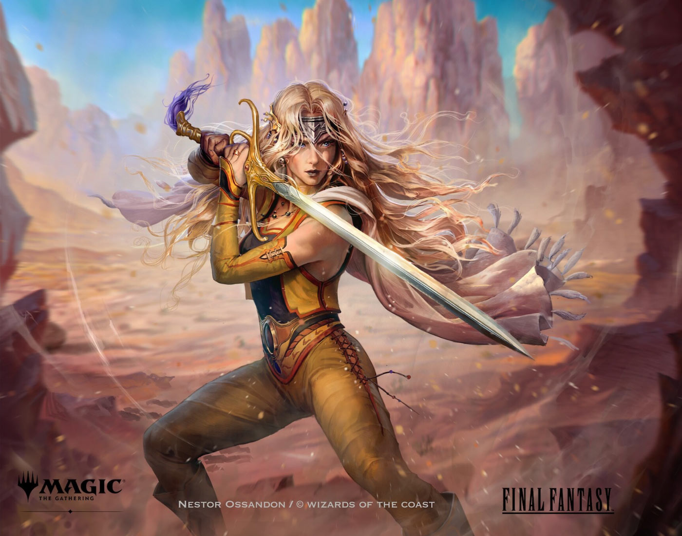 Celes, Rune Knight Art from Magic: The Gathering&mdash;Final Fantasy
