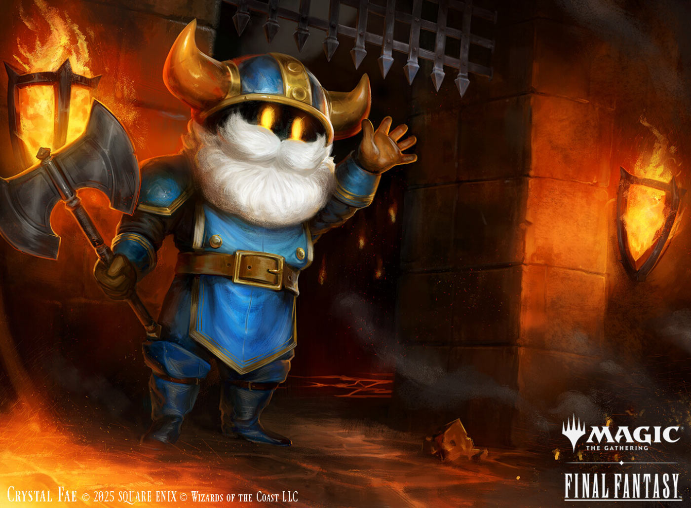 Dwarf Art from Magic: The Gathering&mdash;Final Fantasy