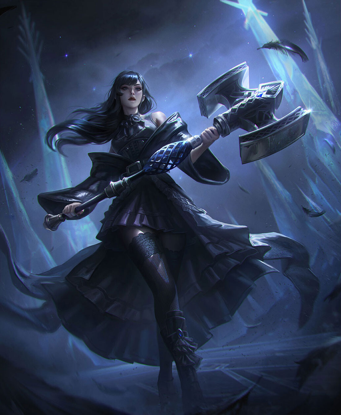 Gaia's Dark Hammer Art from Magic: The Gathering&mdash;Final Fantasy