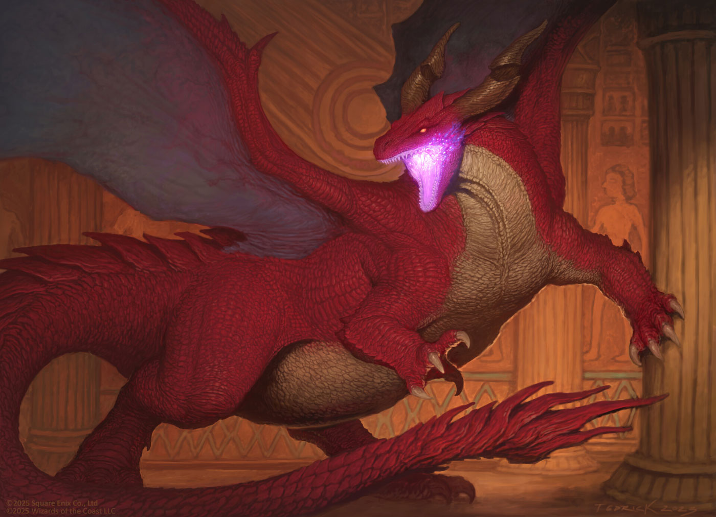 Hellkite Tyrant Art from Magic: The Gathering&mdash;Final Fantasy