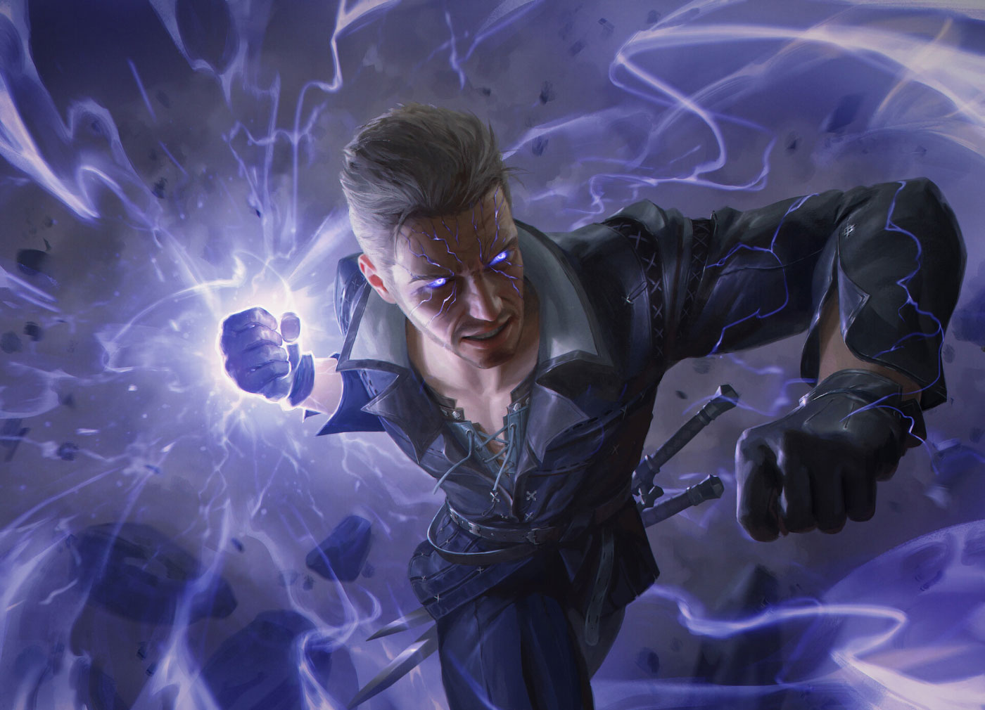 Judgment Bolt Art from Magic: The Gathering&mdash;Final Fantasy