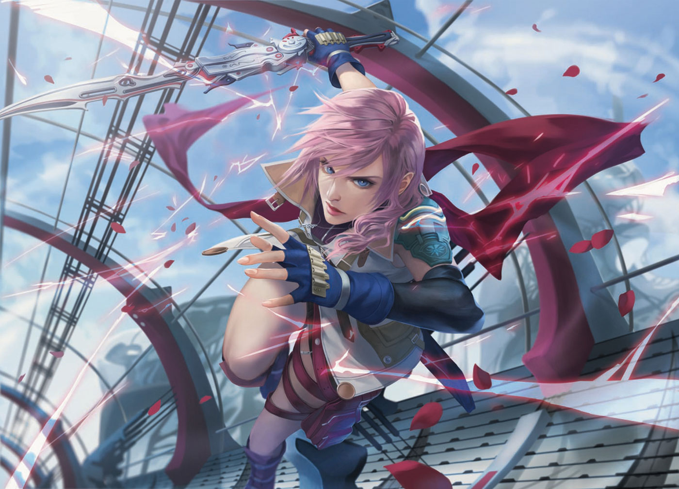 Lightning, Army of One Art from Magic: The Gathering&mdash;Final Fantasy
