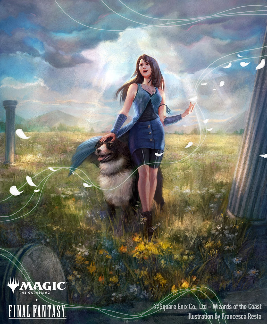 Rinoa Heartilly Art from Magic: The Gathering&mdash;Final Fantasy