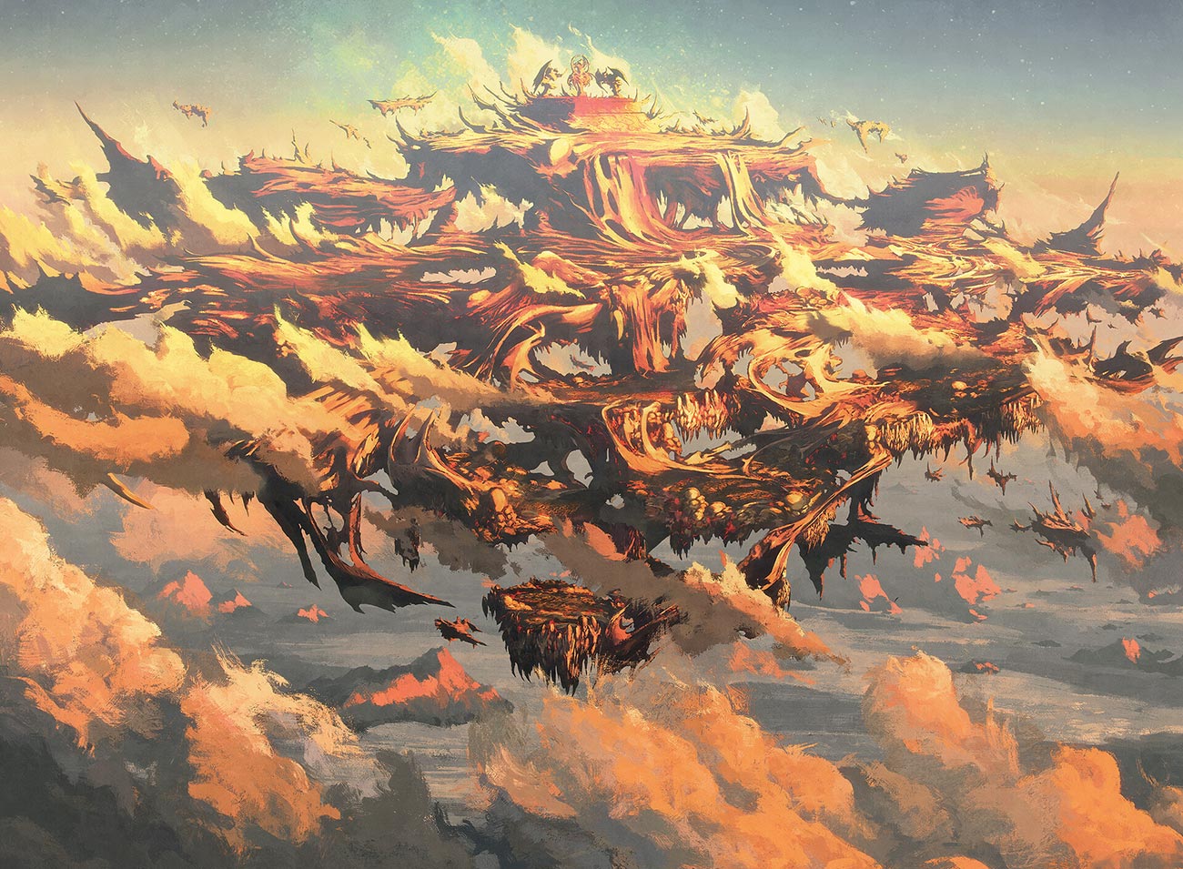 Sacred Peaks Art from Magic: The Gathering&mdash;Final Fantasy