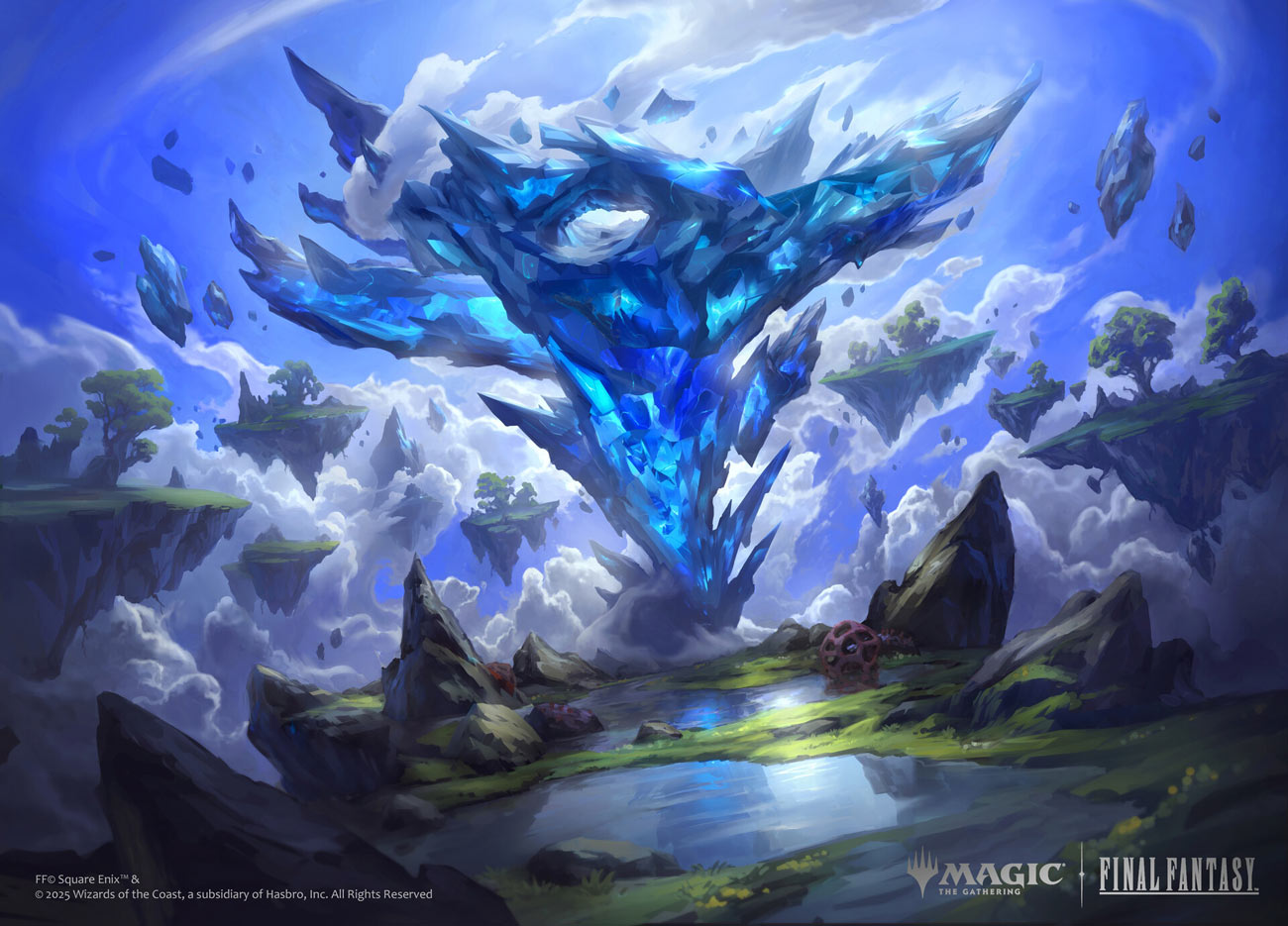 Skycloud Expanse Art from Magic: The Gathering&mdash;Final Fantasy