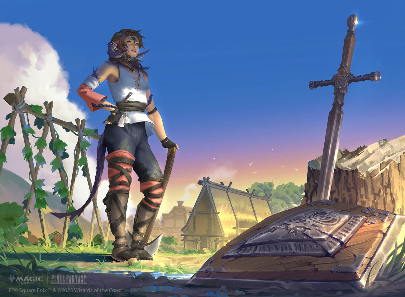 Swords to Plowshares Art from Magic: The Gathering&mdash;Final Fantasy