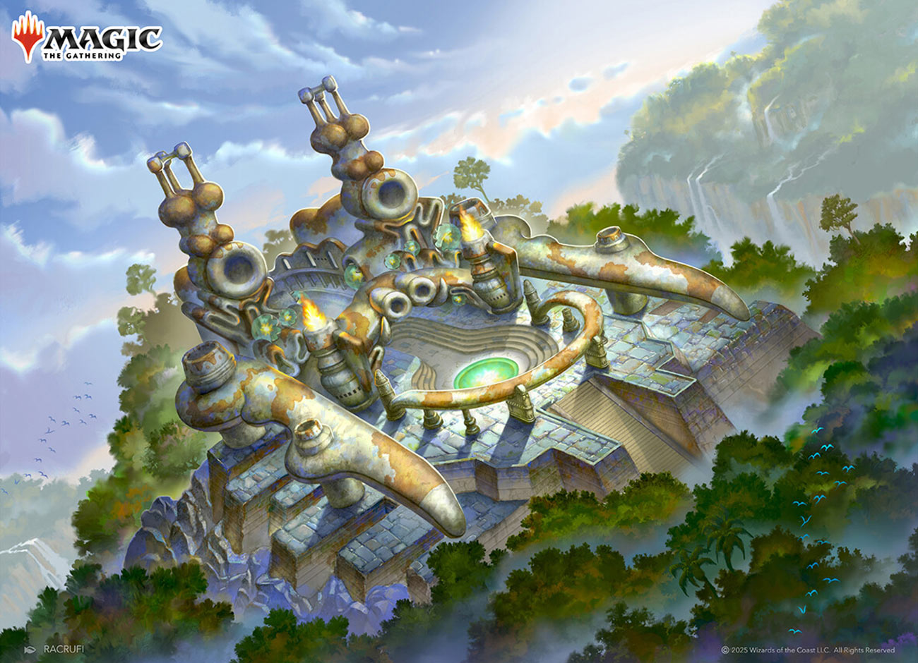 Temple of Plenty Art from Magic: The Gathering&mdash;Final Fantasy