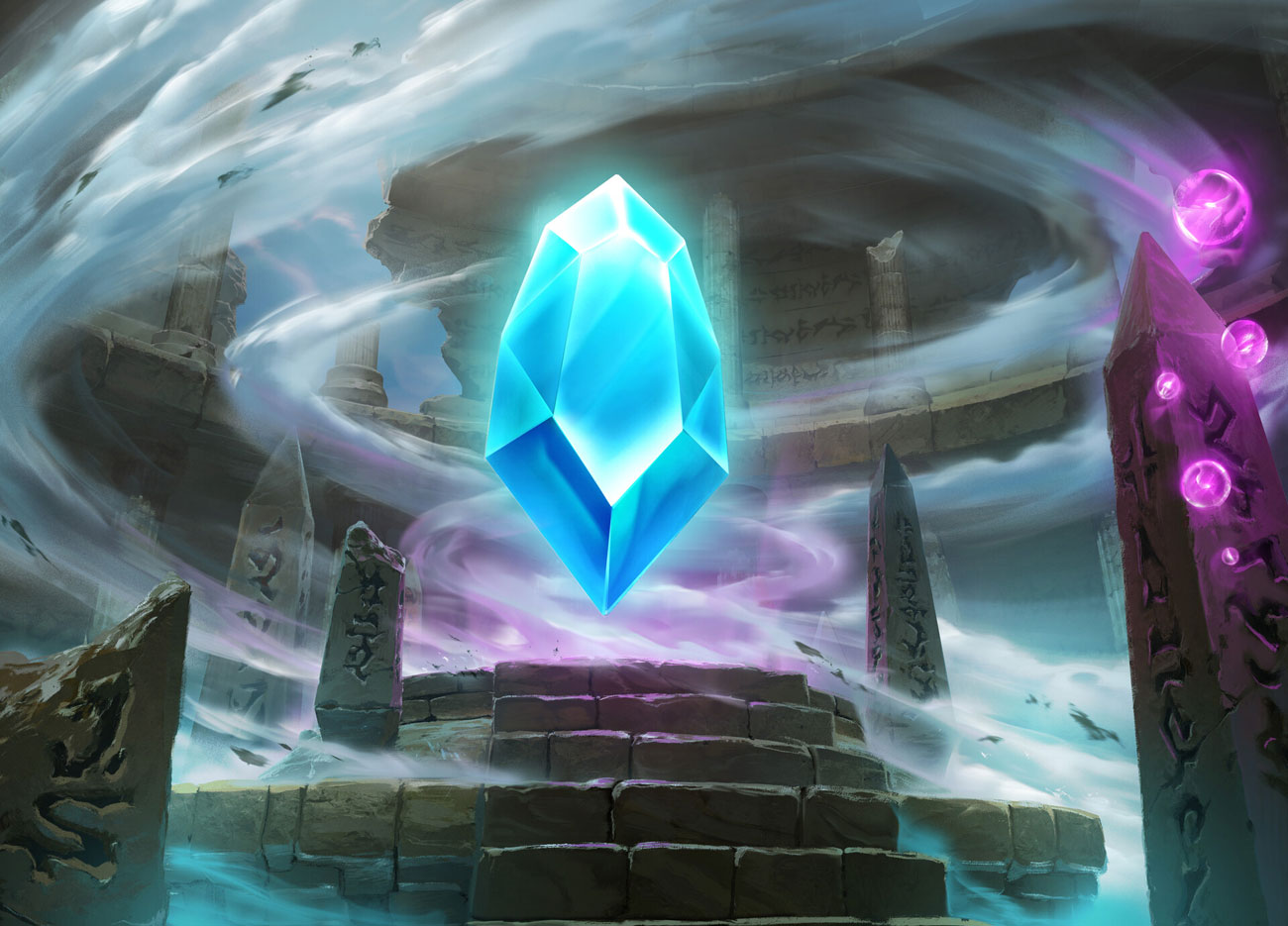 The Wind Crystal Art from Magic: The Gathering&mdash;Final Fantasy