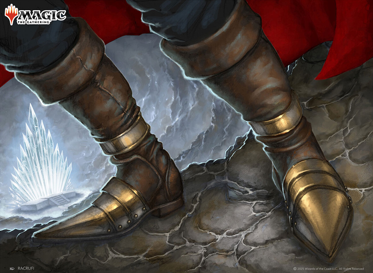 Trailblazer's Boots Art from Magic: The Gathering&mdash;Final Fantasy