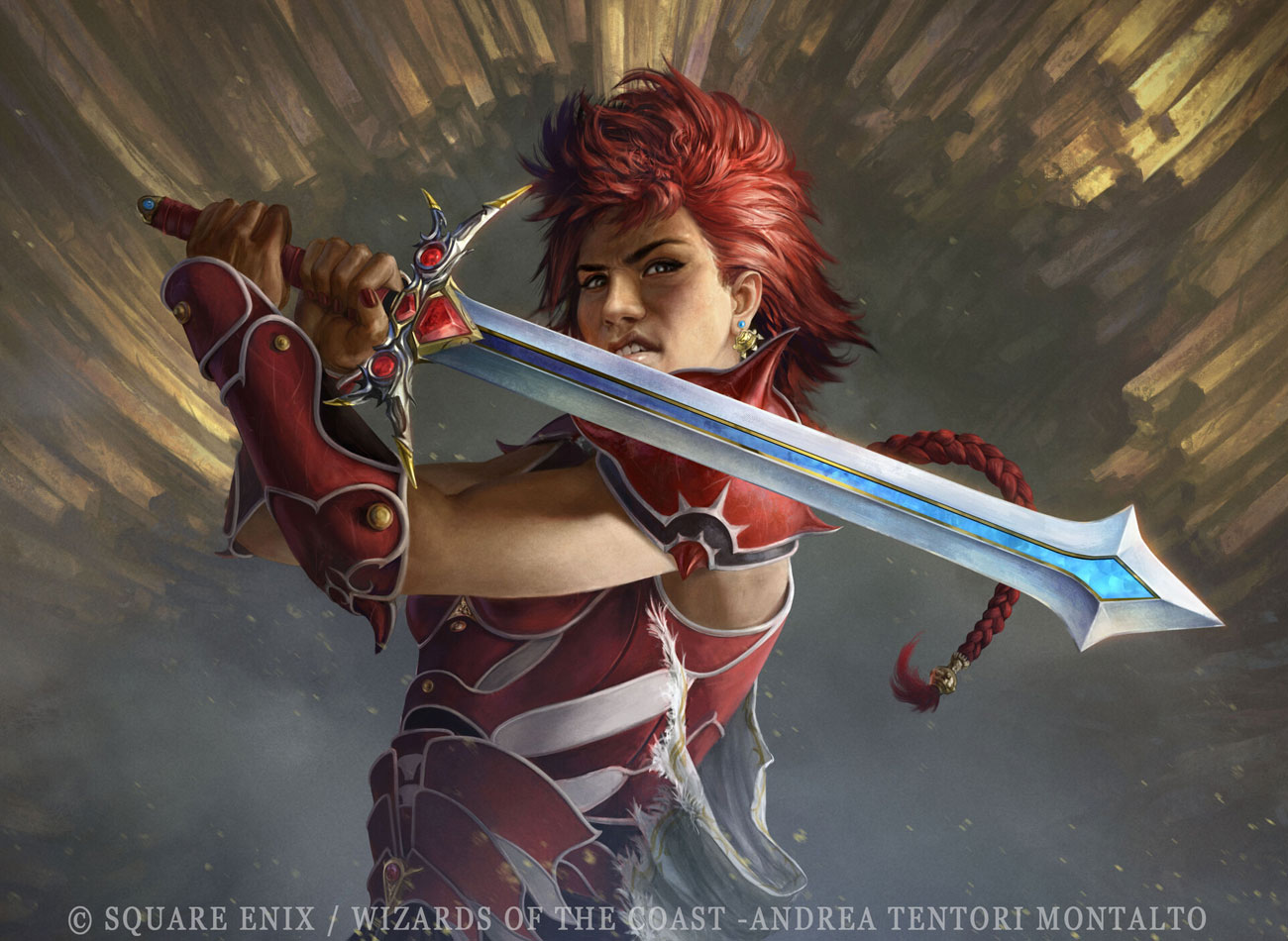 Warrior's Sword Art from Magic: The Gathering&mdash;Final Fantasy