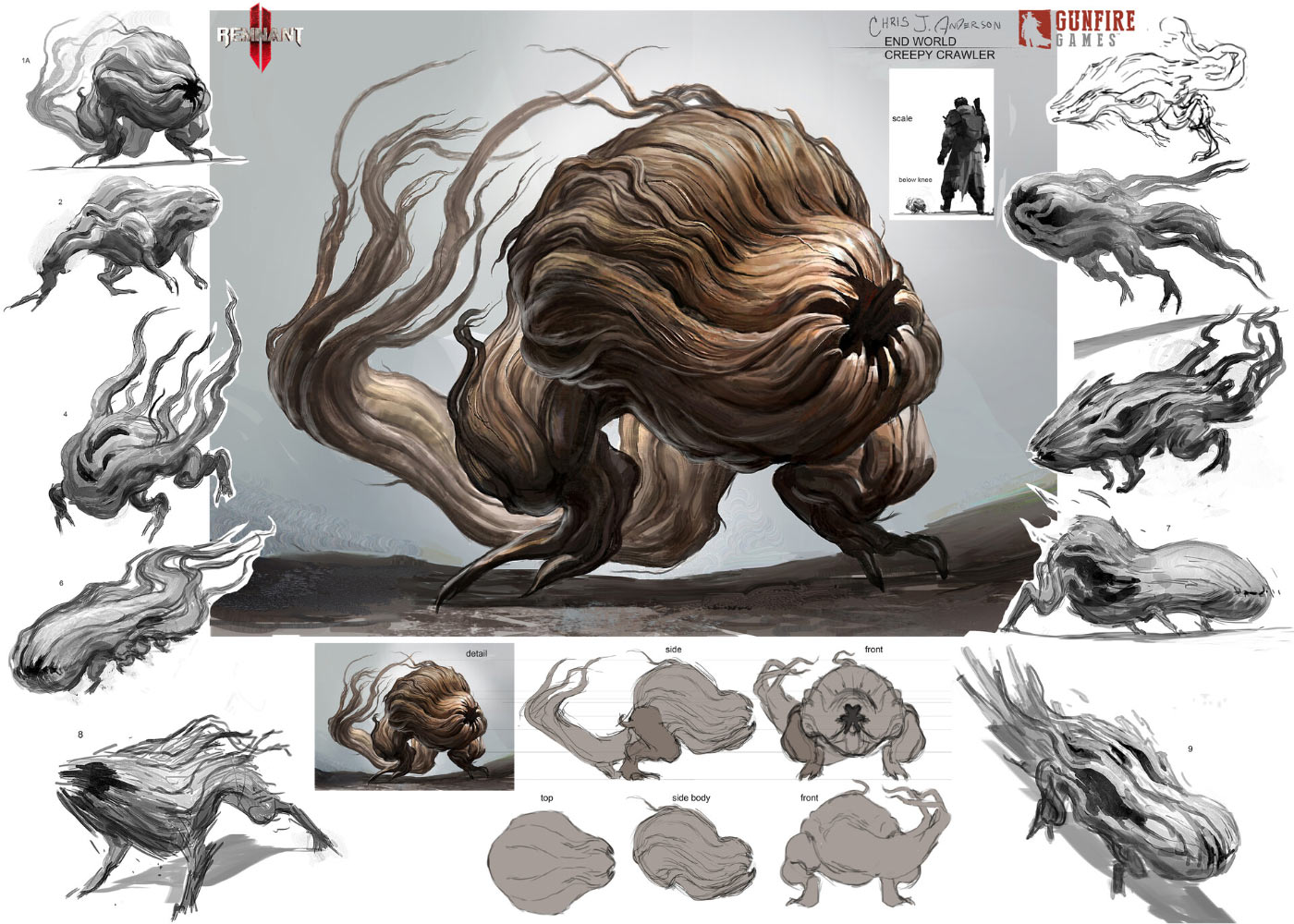 End World Creature Art from Remnant II