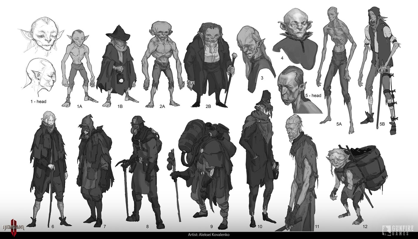 Fae and Dran Ideas from Remnant II
