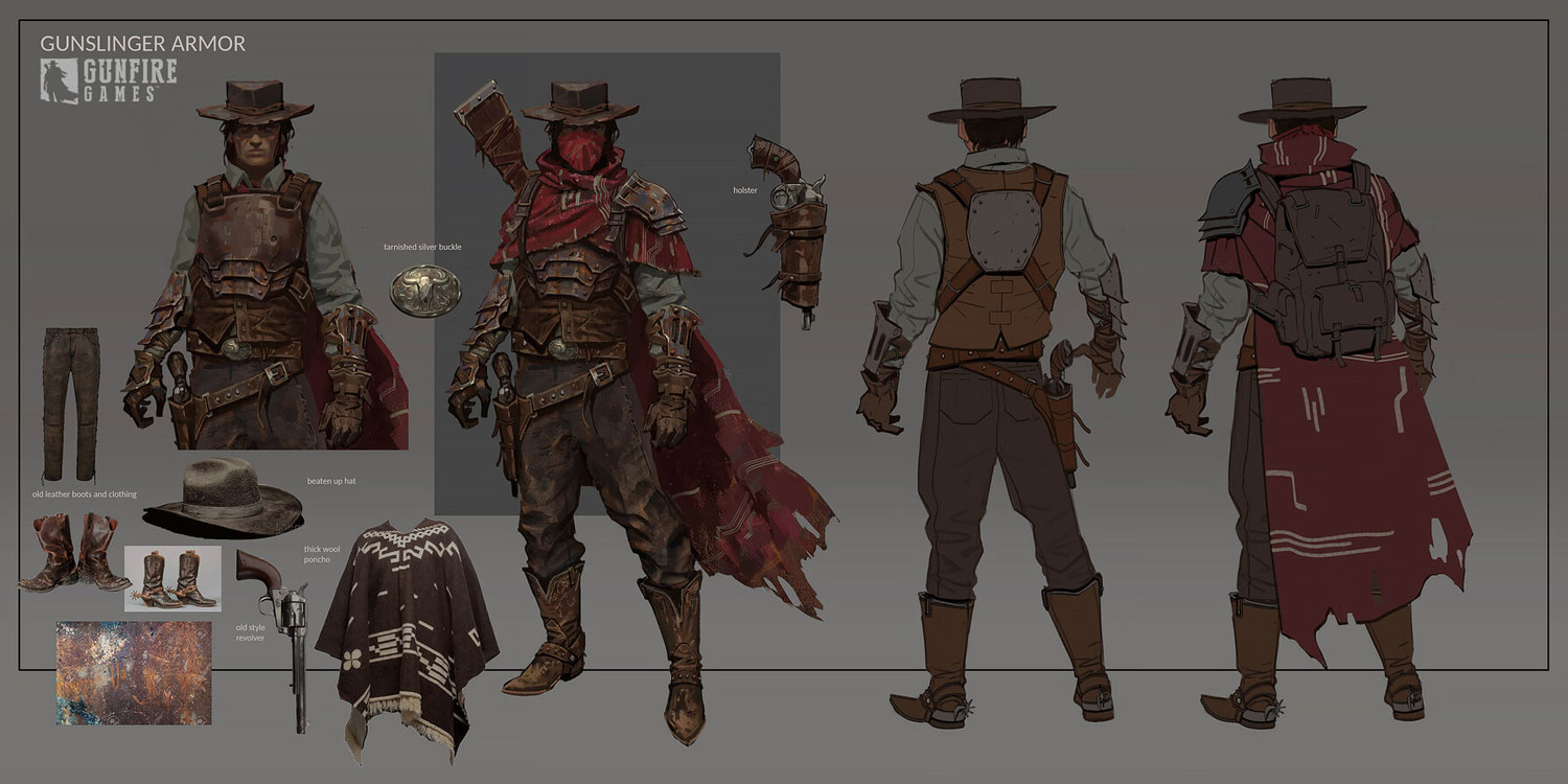 Gunslinger Armor Art from Remnant II