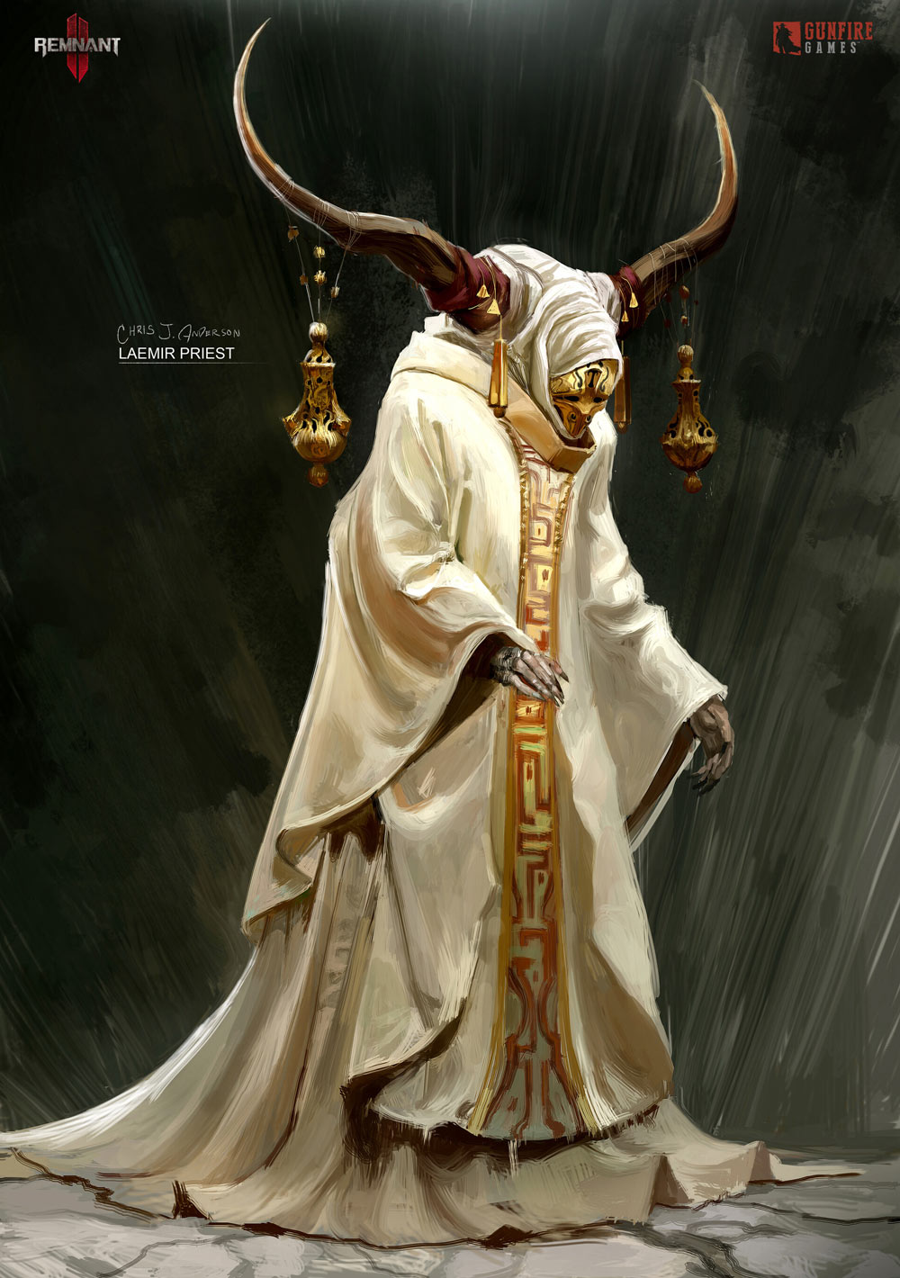 Laemir Priest Art from Remnant II