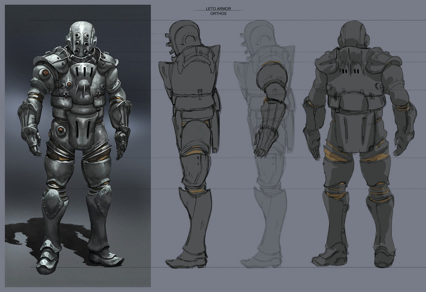 Leto Armor Orthos Art from Remnant II