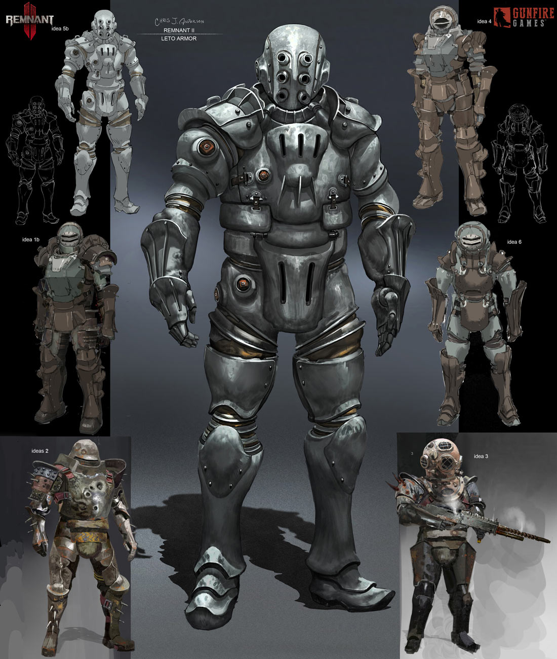 Leto Armor Art from Remnant II