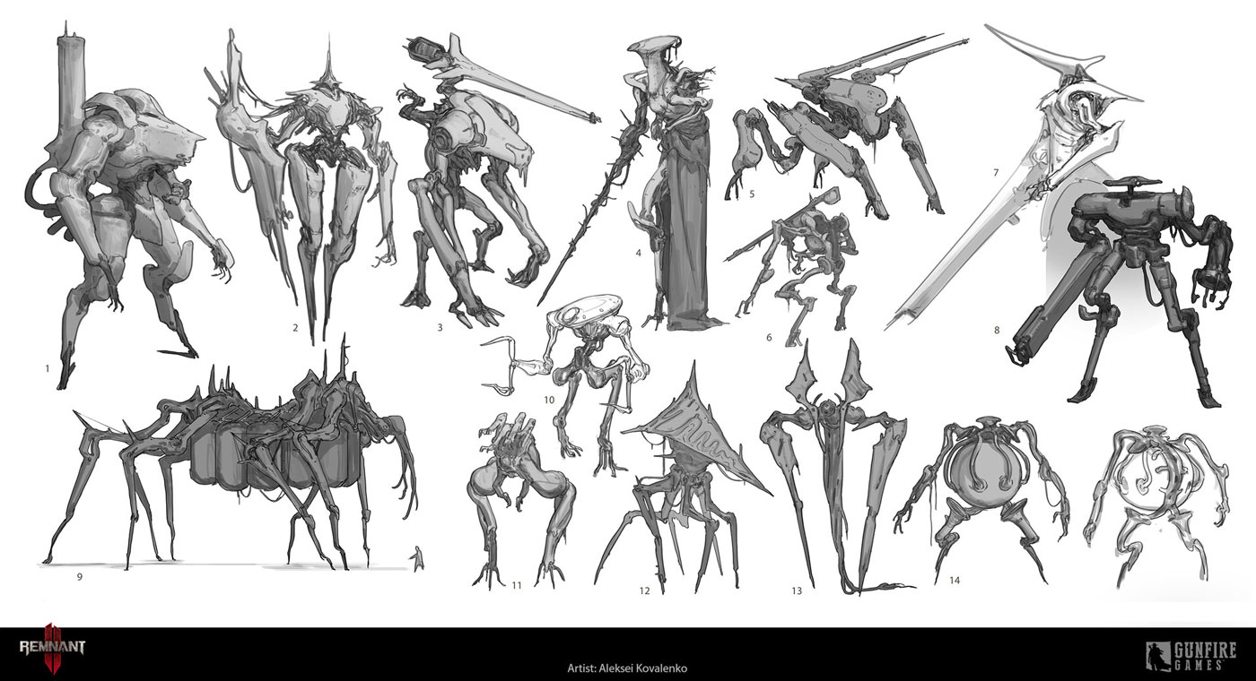 Nerud Bot Ideas from Remnant II