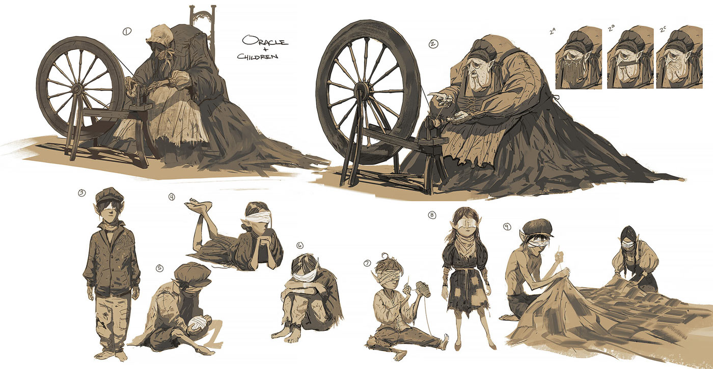 Oracle and Children Art from Remnant II