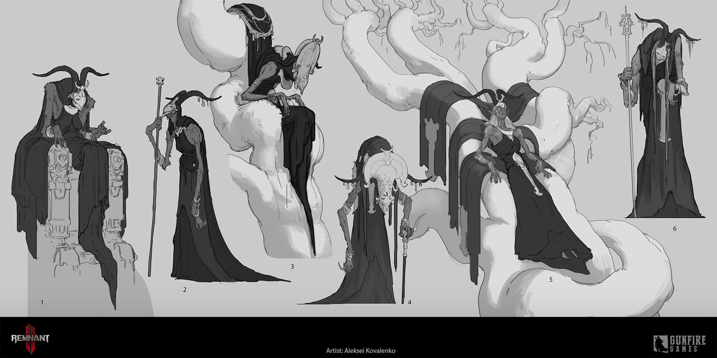 Pan Empress Sketches from Remnant II