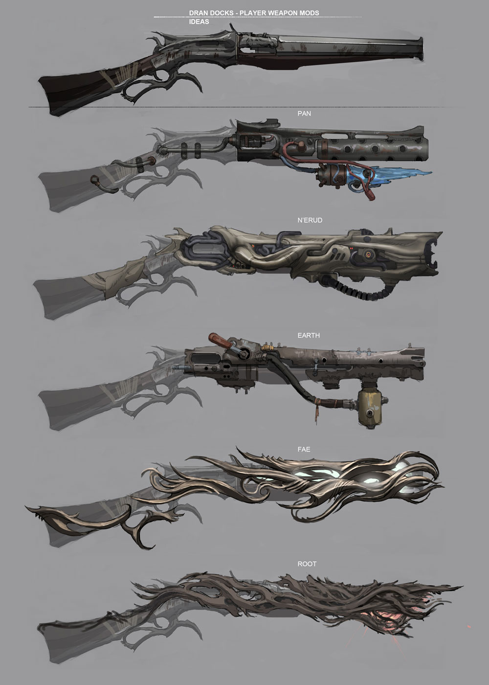 Player Weapon Mods Art from Remnant II