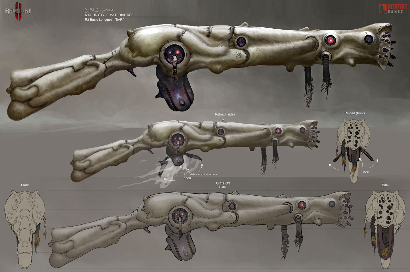 Pulse Rifle Art from Remnant II