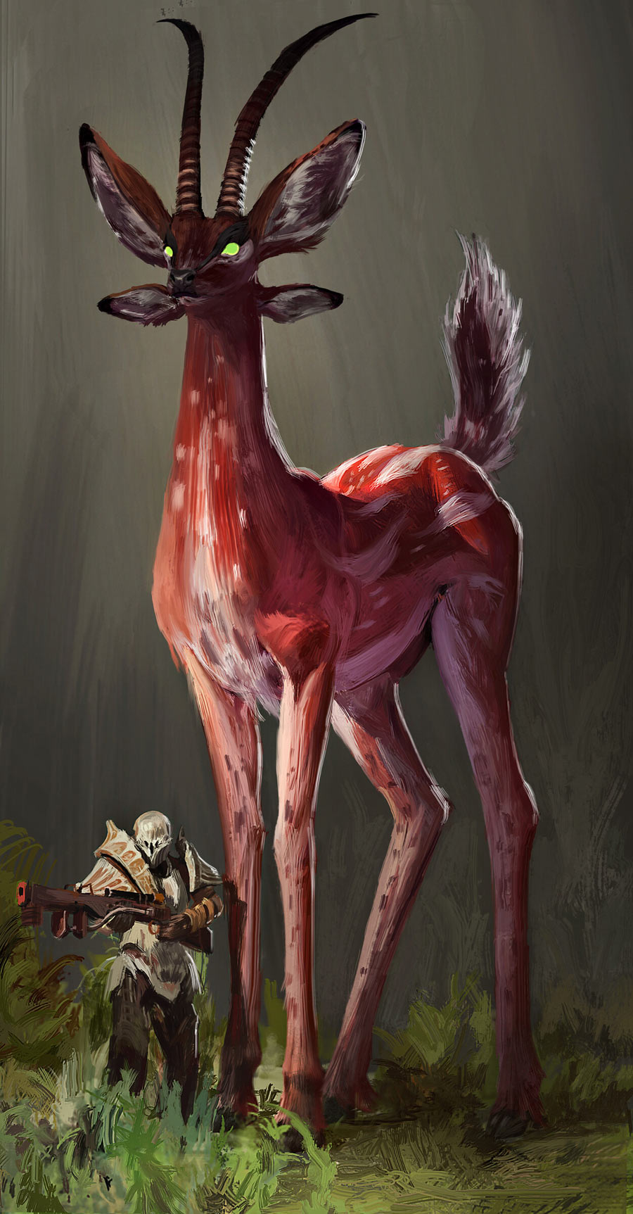 Red Doe Sketch from Remnant II