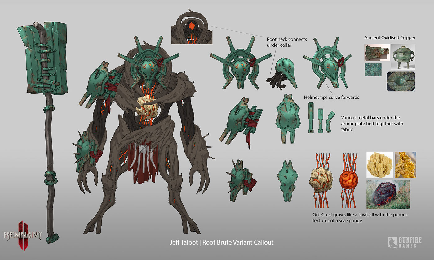 Root Brute Variant Callout Art from Remnant II