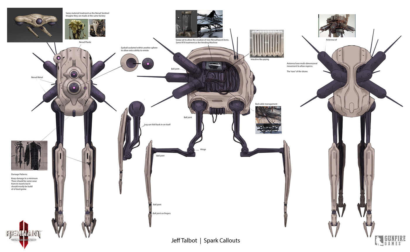 Spark Callouts Art from Remnant II