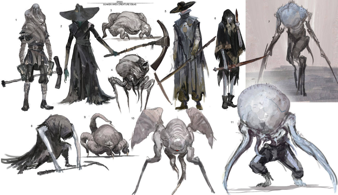 Sunken Creature Ideas from Remnant II