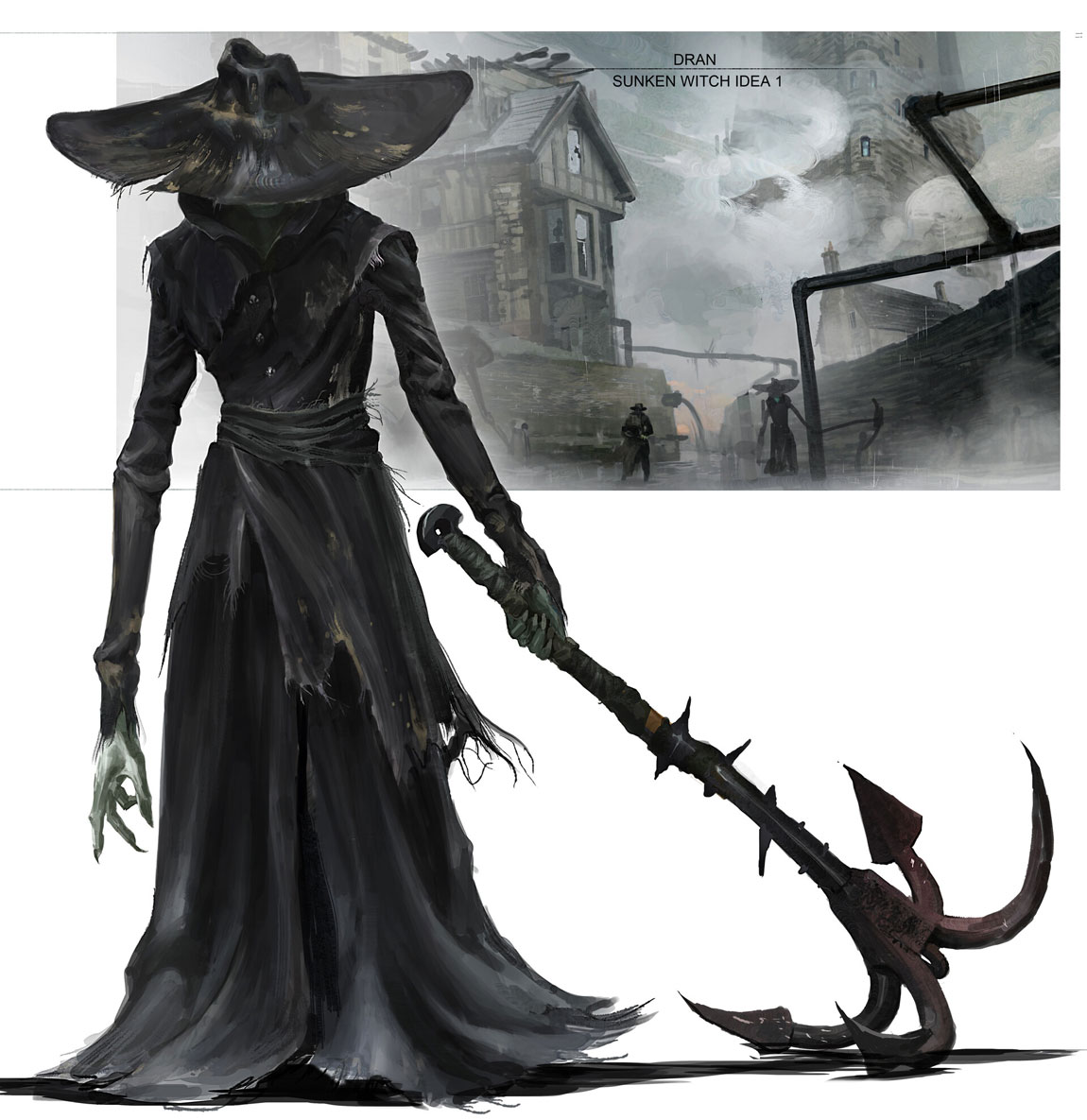 Sunken Witch Idea Art from Remnant II