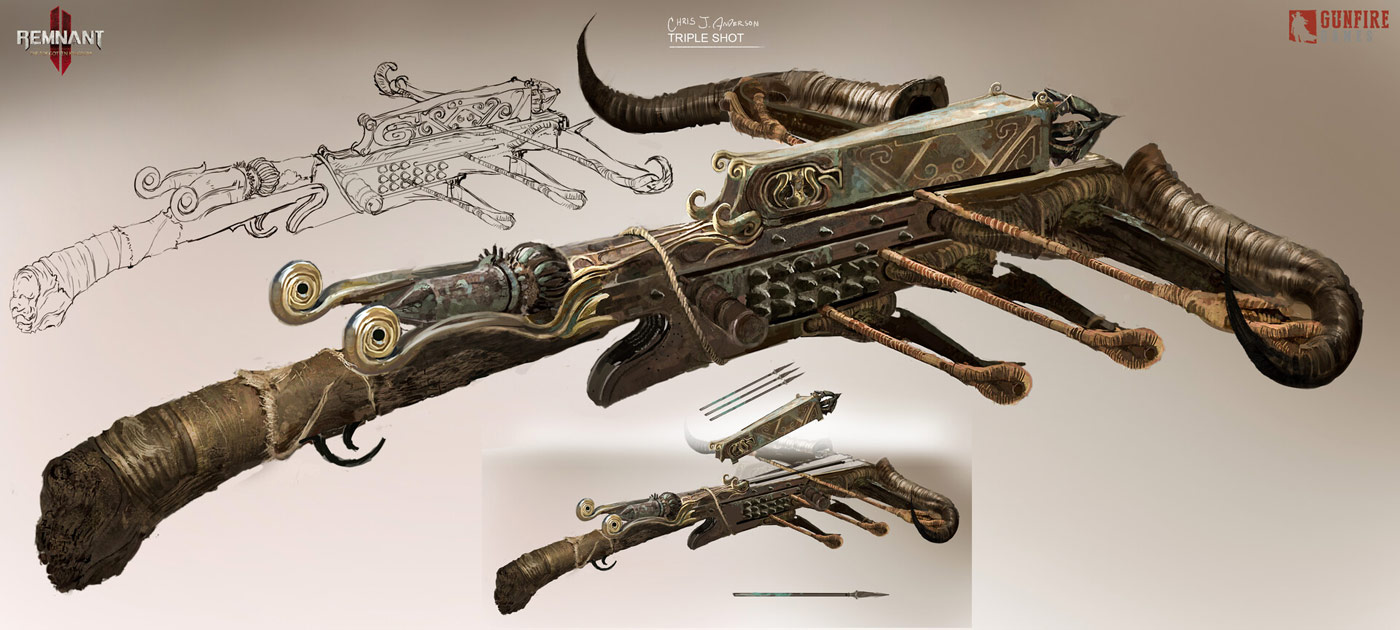Trinity Crossbow Art from Remnant II
