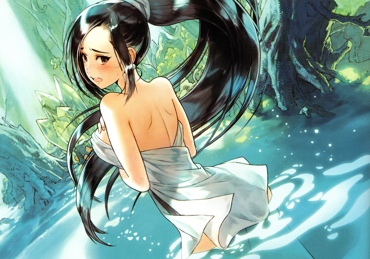 Raynie Bathing Art from Radiant Historia: Perfect Chronology