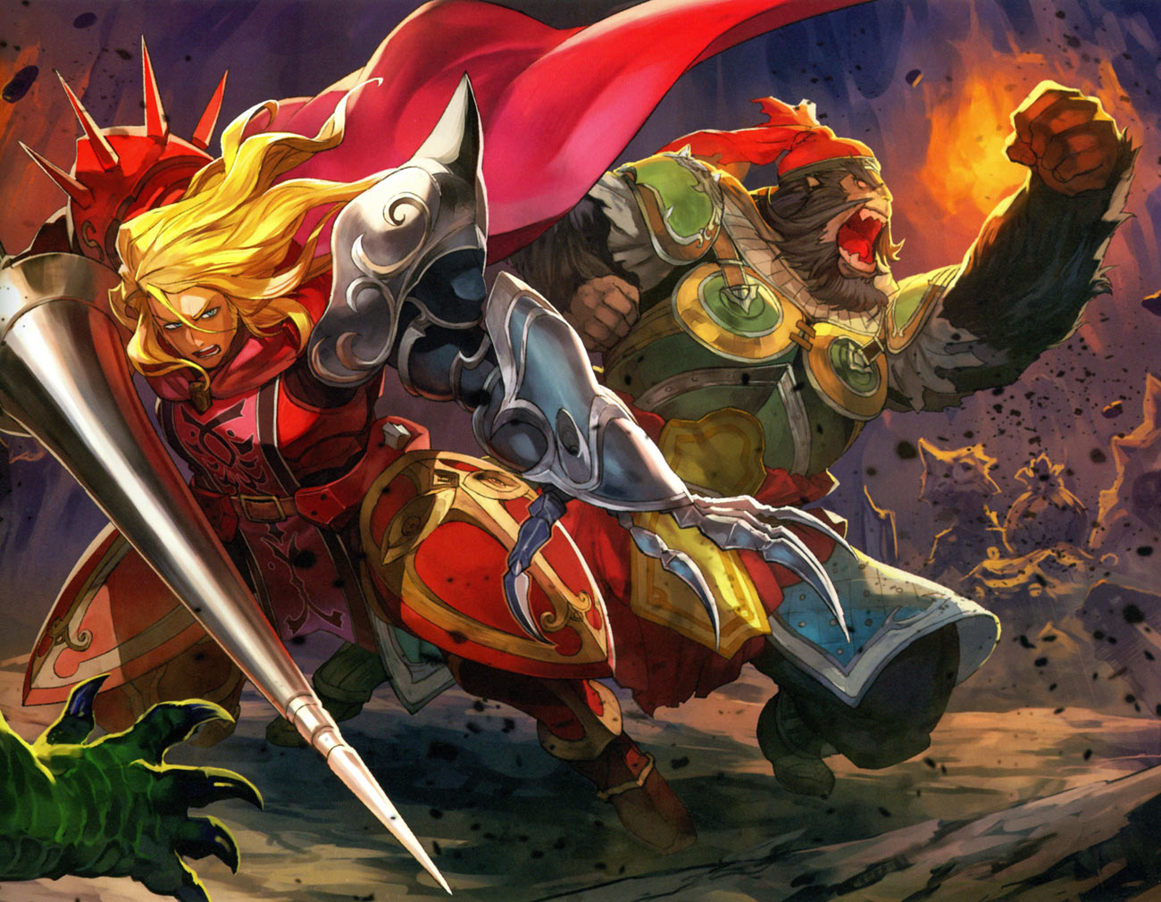 Rosch and Gafka Illustration from Radiant Historia: Perfect Chronology