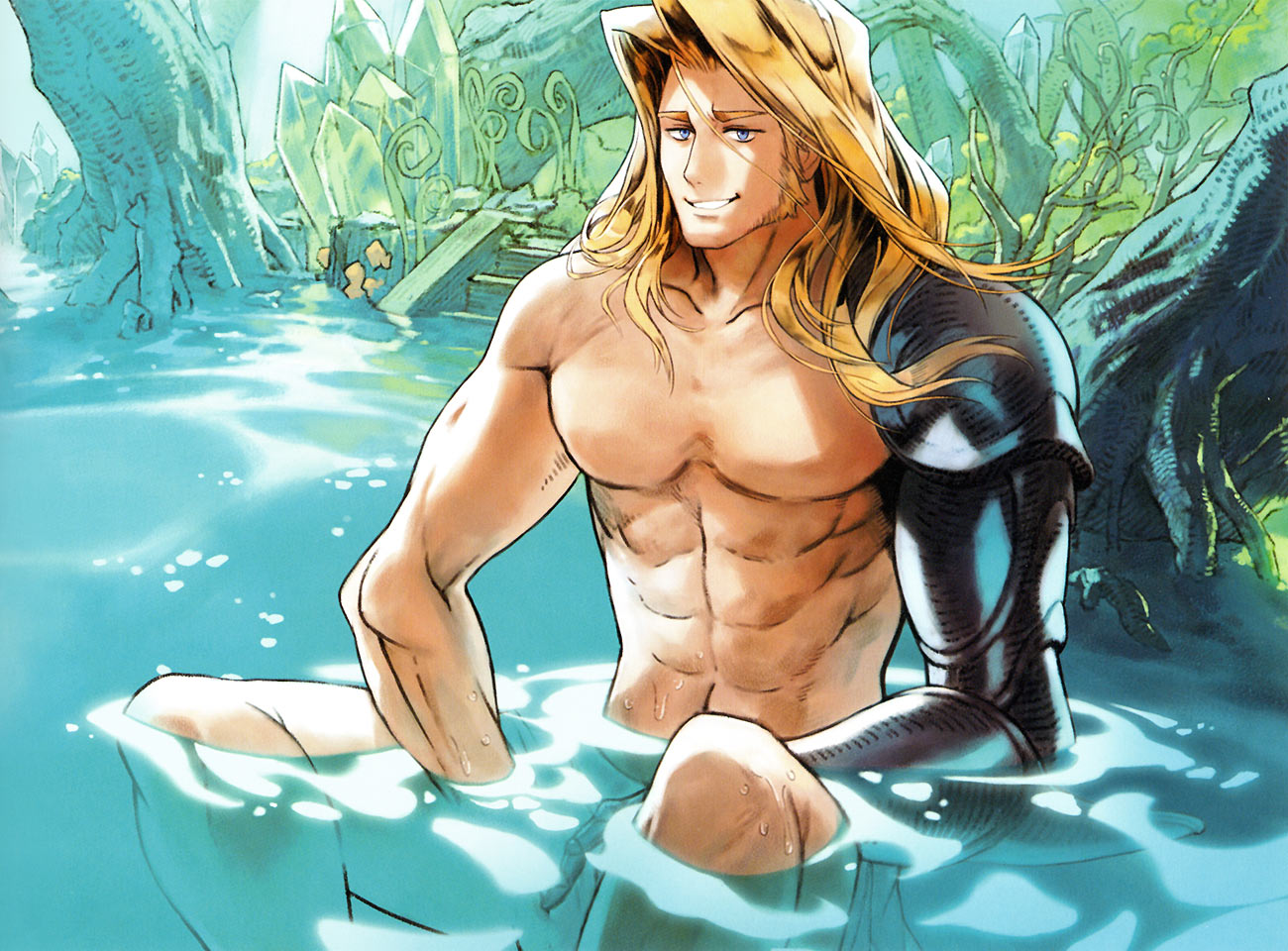 Rosch Bathing Art from Radiant Historia: Perfect Chronology