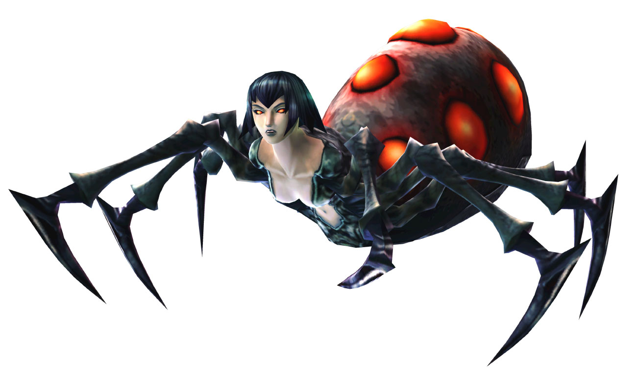 Arachne Art from Raidou Remastered: Mystery of the Soulless Army