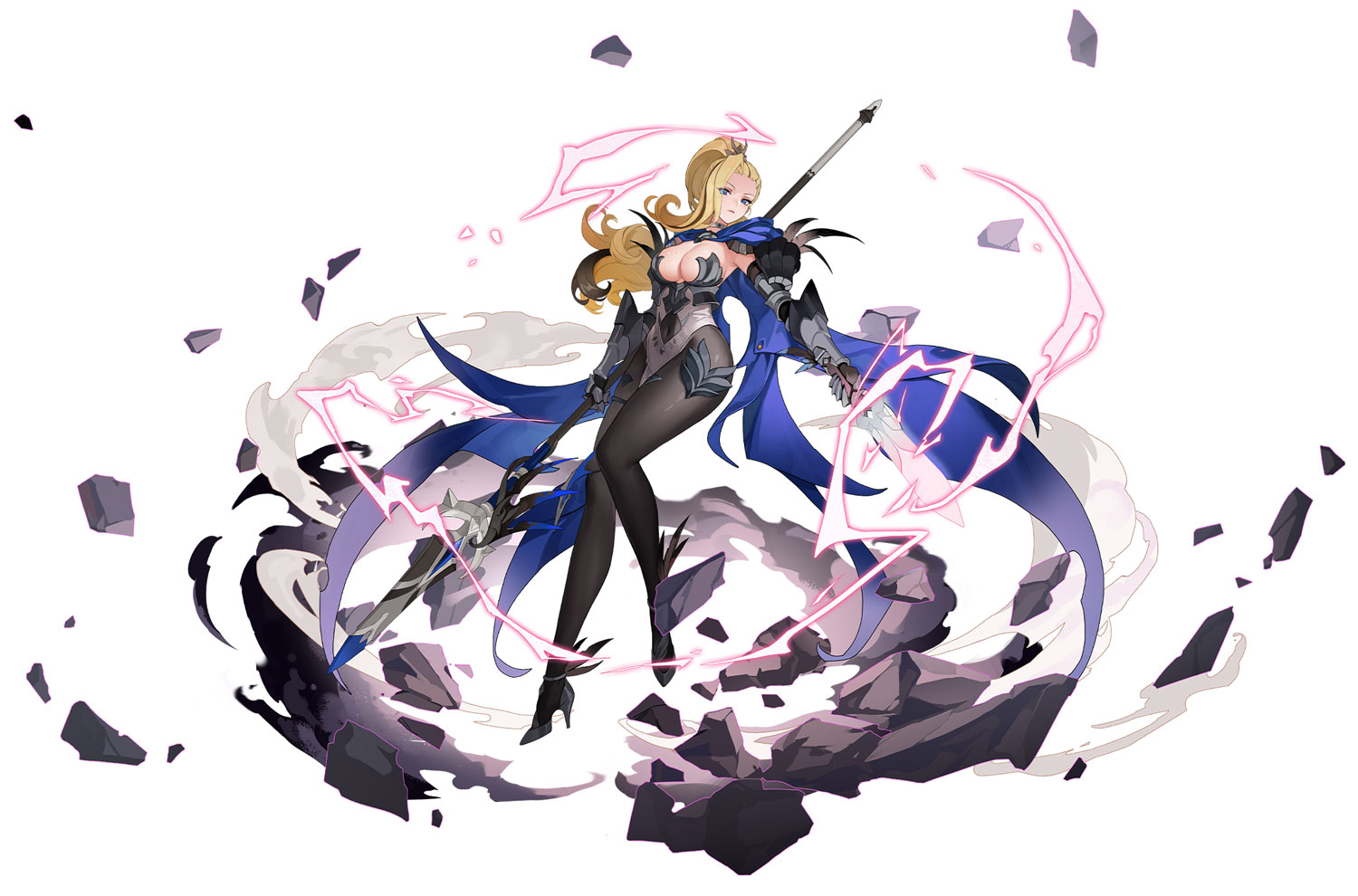 Eileene (Blue Lightning) Art from Seven Knights Re:Birth